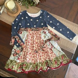Sweet honey girls size 8 Christmas dress